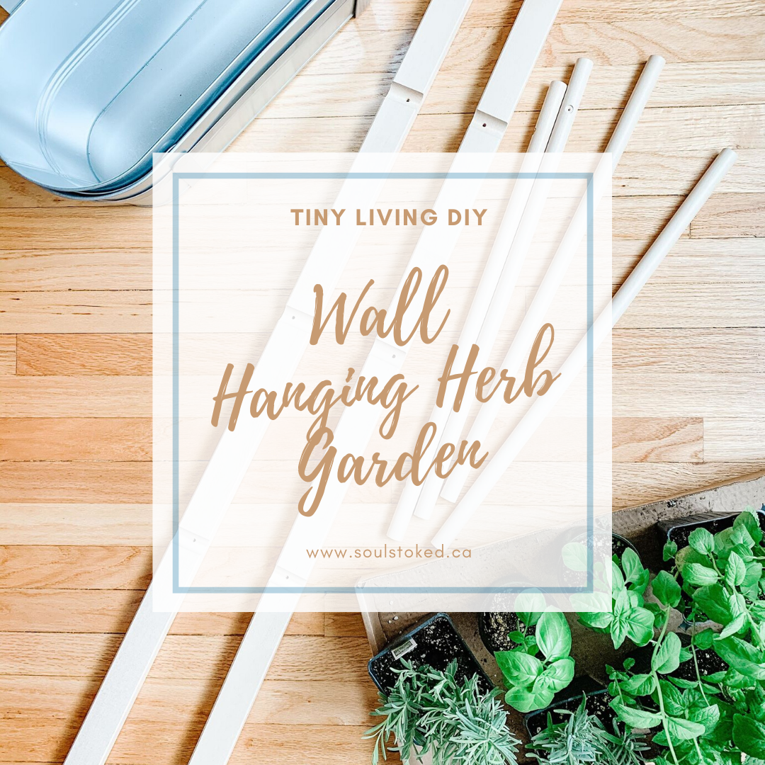 Tiny Living DIY Wall Hanging Herb Garden